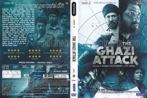 The Ghazi Attack Hindi DVD Cover Download