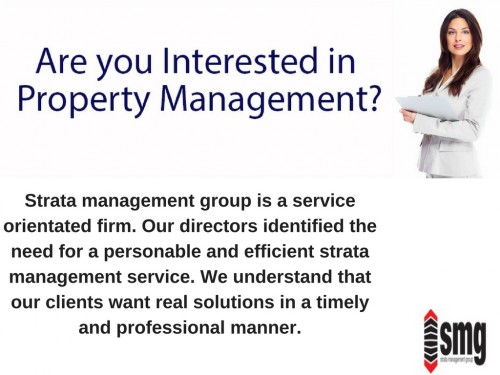 Strata management group is a service orientated firm. Our directors identified the need for a personable and efficient strata management service. We understand that our clients want real solutions in a timely and professional manner.