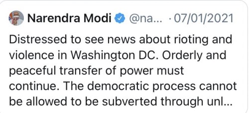 Modi interference of foreign
