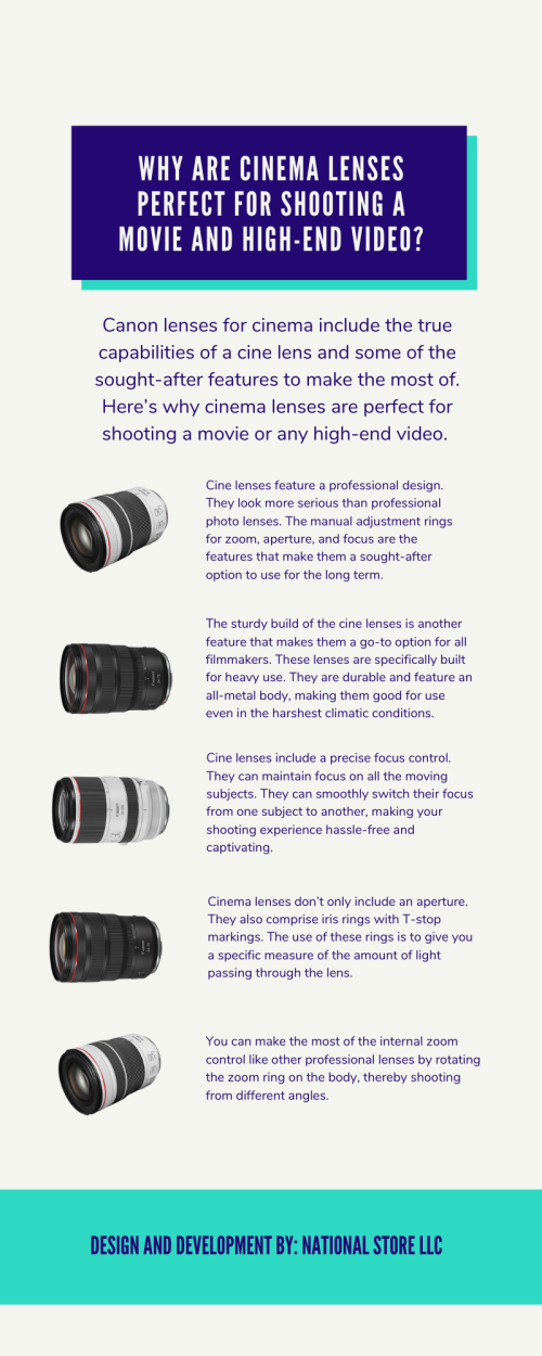 Why are Cinema Lenses Perfect for Shooting a Movie and High end Video