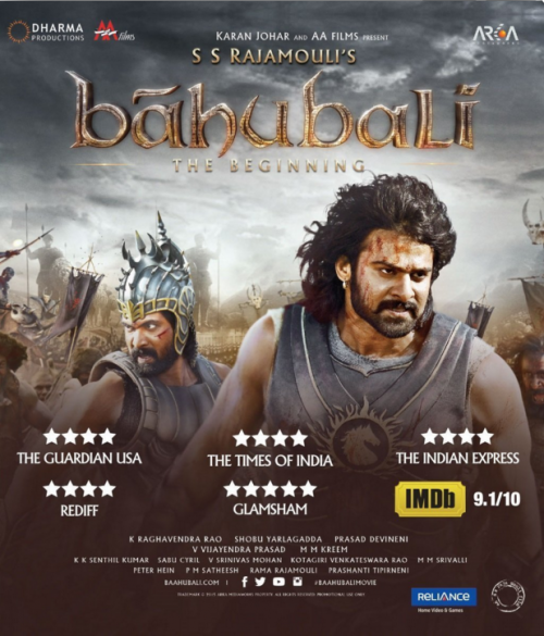 Baahubali The Beginning Blu ray India [itspic.com]