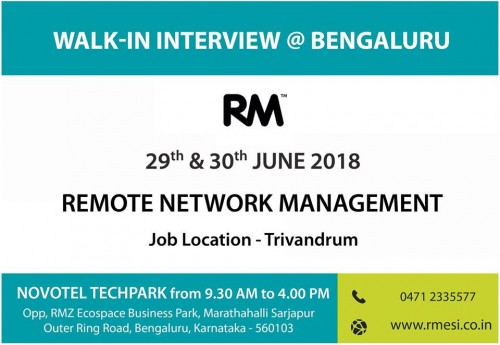 RM Education Solutions India Pvt. Ltd.
 
#RMESI #networkjobs #Jobopenings #Hiring #Jobs
#recruiting #Bangalore #bangalorejobs #walkin
