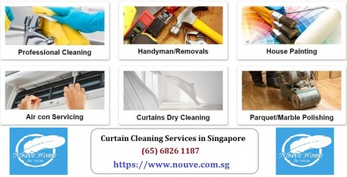 https://www.nouve.com.sg/curtain.html
No one can do it better than Nouve home Solutions when it comes to curtain cleaning services in Singapore & Curtain Dry Cleaning in Singapore. We are professional in cleaning and offer our quality services at a very affordable price.